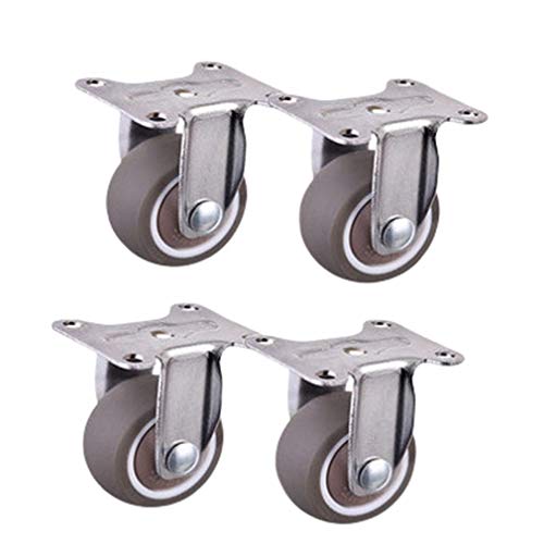 Roulettes pour meubles en caoutchouc souple pour stopper les rayures sur bois