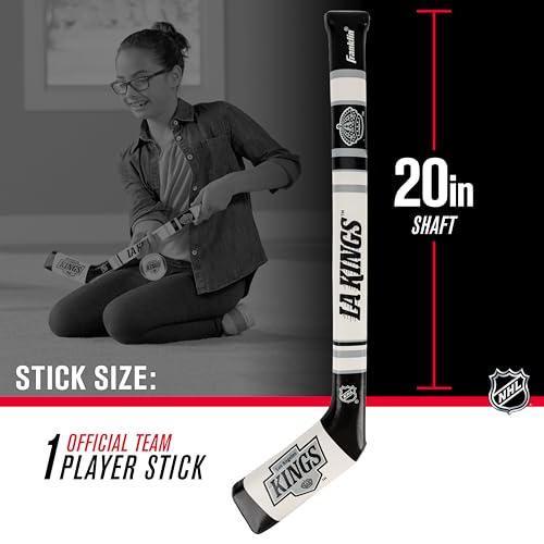 Image of Franklin Sports NHL Team Mini Soft Hockey Stick Set - NHL Team Soft Foam Mini Hockey Stick and Ball - Great Toy for Kids