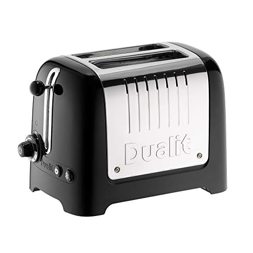 Dualit 26225 - Tostador de 2 ranuras, color negro [importado de Alemania]
