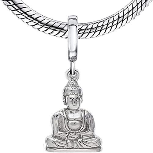 925 Sterling Silver Charm Bead fits Pandora Bracelets & Necklaces & More DIY