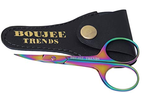 image for BOUJEE Nail Scissors, Stainless Steel Trimming Scissors for Nails Eyeb