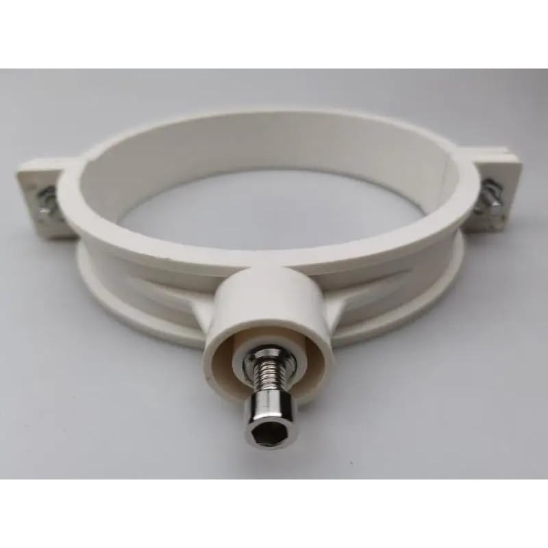 Aro de telescopio de 250mm de aluminio mecanizado con placa base 5