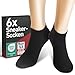 CORE GORIMO - 6 Paar - Sneaker Socken Damen und Herren - hochwertige Baumwolle - Sneakersocken sowie Sportsocken für Sport & Alltag (43-46, Schwarz)