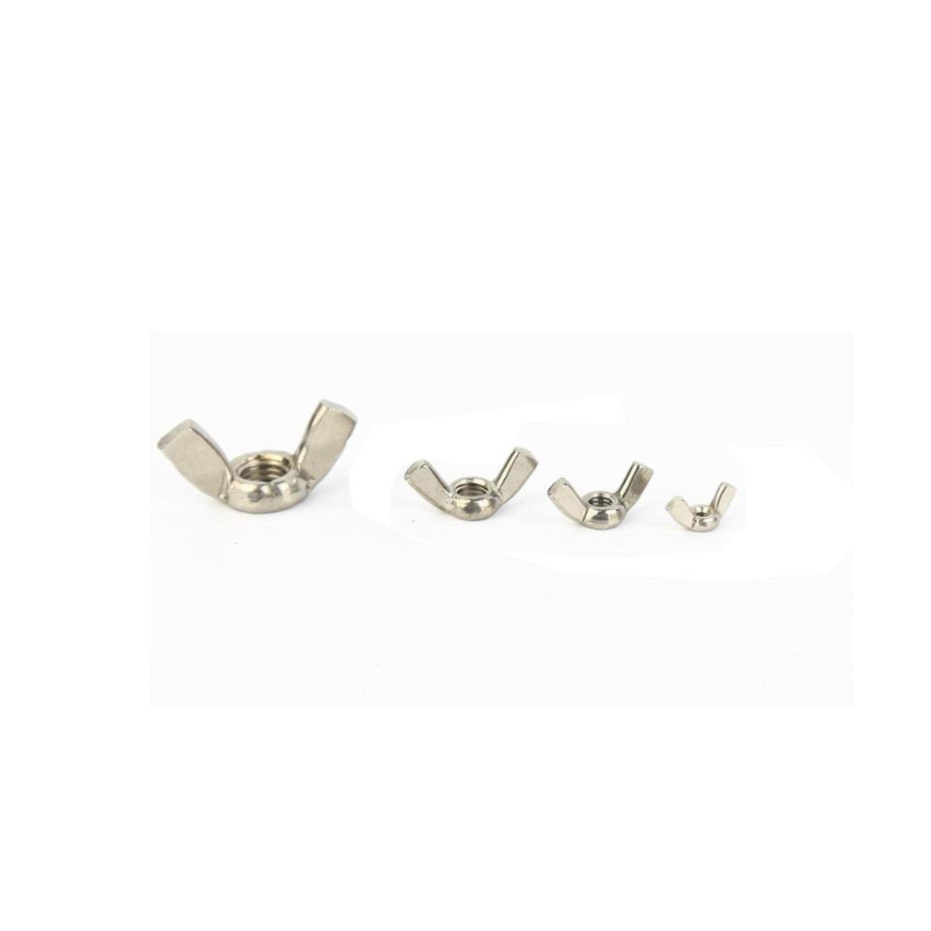 Elementi di Fissaggio con Dado ad Alette 3 Pezzi M3-m20 304 Acciaio Inossidabile serrare a Mano Dado Dado a Farfalla lingotto Dadi ad Alette Dado a Farfalla(Precision Casting,M3)