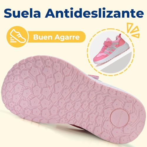 Zapatillas de deporte ligeras y flexibles con horma ancha infantil para pisadas naturales 6