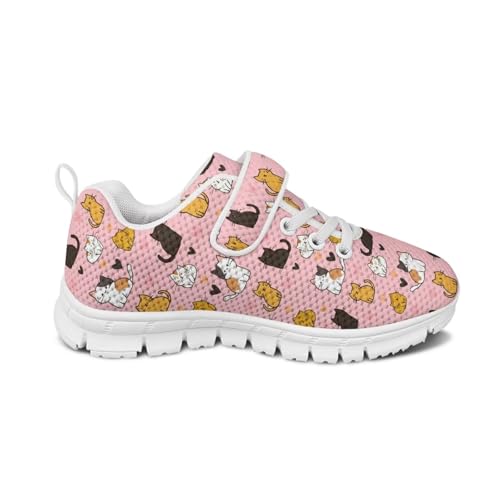 Kids Sport Shoes for Little Child Girls Mesh Design Breathable Slip On Single Buckle2