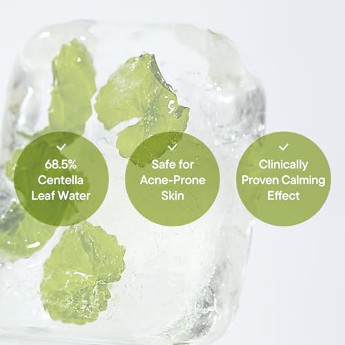 IUNIK Centella Calming Gel Cream – Centella & Tea Tree Non-Comedogenic Lightweight Gel Moisturizer for Soothing & Blemish Care, Korean Skincare for Oily, Sensitive & Acne-Prone Skin, 60ml / 2.02 fl oz - Image 3