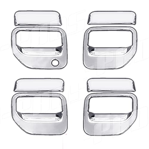 A-Pads Compatible With(Just Overlay Stick On, Not For Snap In Replacement) Chrome Door Handle Covers For Honda Ridgeline 2006-07 08 09 10 11 12 2013 #TOP9