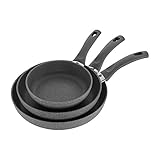 BALLARINI Modena by HENCKELS Forged Aluminum 3-pc Nonstick Fry Pan Set