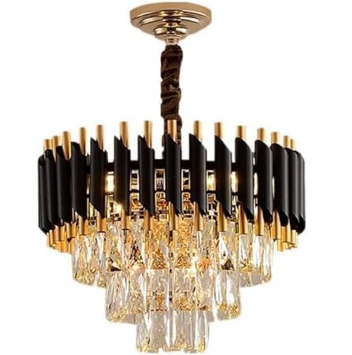 Lustre rond moderne en cristal pour illuminer votre salle à manger