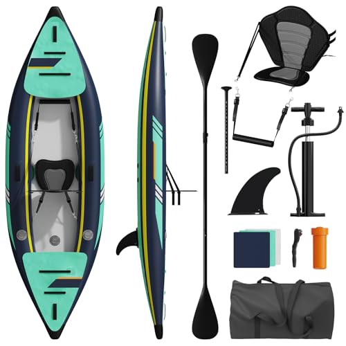 Inflatable Kayak for Adults with Paddle and Pump