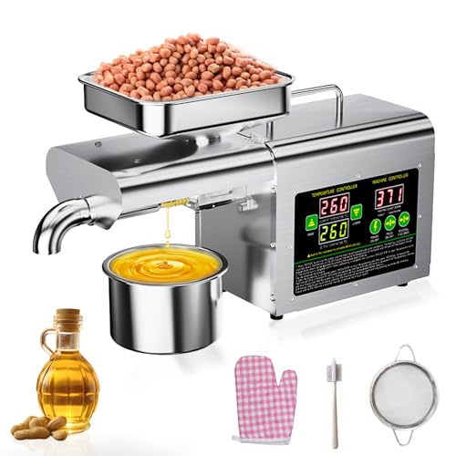Automatic Oil Press Machine Stainless Steel Cold Press Electric Seed Oil Extractor Machine