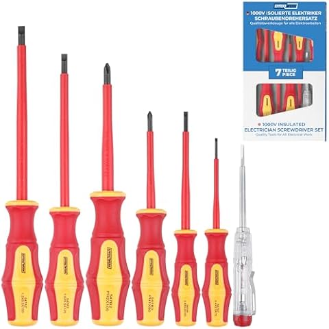 Effektwerk 7-Piece Electricians Screwdriver Set Cover