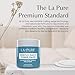 La Pure Korean Toner Pads, Large, 100 Ct, with Witch Hazel, Centella Asiatica & Niacinamide, Alcohol-Free, Gentle Exfoliating Pore & Dark Spot Care