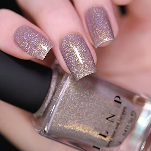 Image of ILNP Ring Bearer - Shimmering Taupe Holographic Nail Polish
