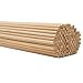 Four wooden dowels