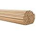 Four wooden dowels