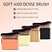 Orybot Self Tan Brush-Kabuki Brush for Body,Sunscreen Tanning Brush,Blusher,Shadow,Powder,Bronzer and Foundation Self Tanner Brush,Makeup Brushes for Face and Body(Black)