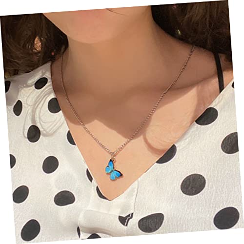 Galpada Opal Jewelry Blue Choker J Necklace For Women Wedding Gift Necklace Fashion Pendant Necklace Fashion Jewelry For Women Woman Fashion Necklace Woman Clavicle Chain Collar Miss Charm #TOP5