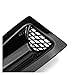 CNKBMFZU Compatible with Vauxhall Opel Astra H J Corsa C D Insignia Meriva Engine Hood Vent Louvers Air Scoop Bonnet Vent Air Intake Cover(1PCS Glossy Black)