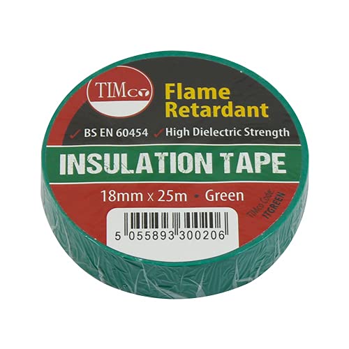 TIMco ITGREEN PVC Insulation Tape-25m x 18mm-Green
