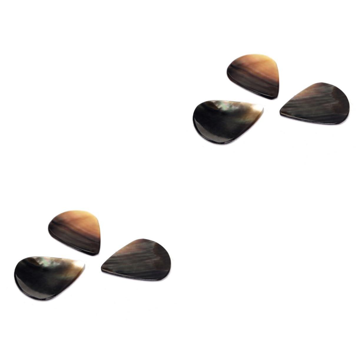Abaodam 6 Púas De Concha Púas De Guitarra Geniales Para Tonos De Guitarra De Concha Real Ukelele Bajo De De Gel De Pulgar Para Partes De
