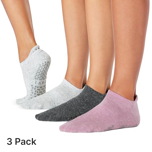 Image of TAVI Savvy Grip Socks - Pilates Socks for Women with Non-Slip Grips, Heel Tab and Arch Support, Wear for Yoga, Barre, Dance