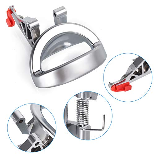 Faersi 81632 Interior Door Handle Front/Rear Left Driver Side Replacements For Dodge Nitro 2007 2008 2009 2010 2011 Door Handle, Chrome #TOP3