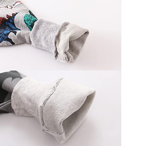 Image of Toddler Boys Crewneck Sweatshirt, Cotton Long-Sleeve Pullover Cartoon Print