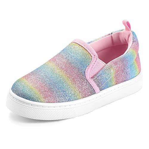 Image of K KomForme Toddler Sneakers for Girls Boys Slip On Canvas Walking Shoes | Lightweight, Comfortable