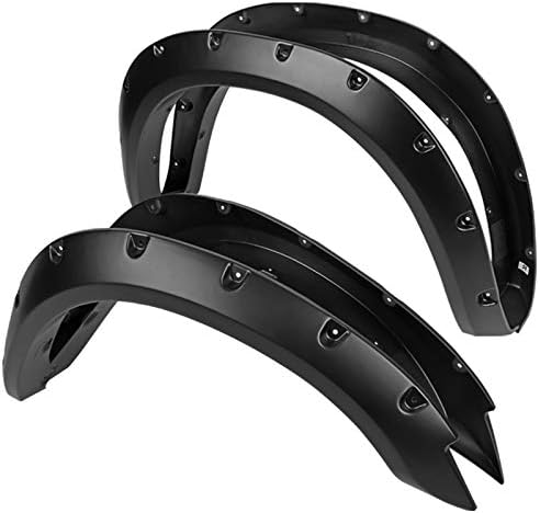 Spec-D Tuning FDF-RAM1025A-PK-MP Dodge Ram 2500/3500 4PC Pocket Side Fender Flares Wheel Protector