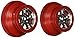 Traxxas 5972A Satin Chrome Wheels with Red Bead Lock, Slayer, 2-Piece