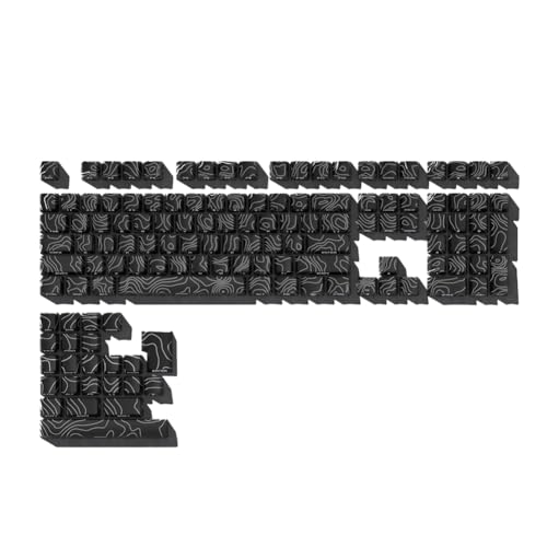 Keycaps PBT yasoe 131 touches transparent pour un rétroéclairage latéral parfait