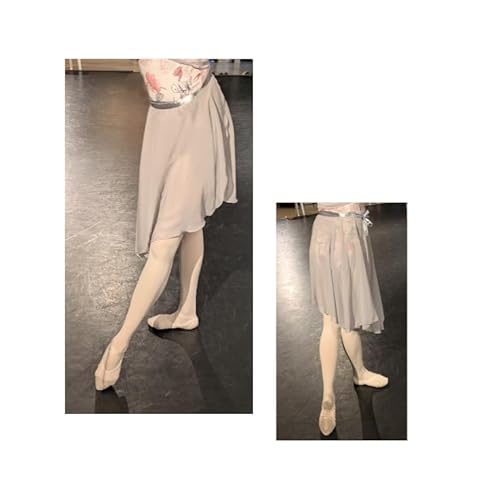 プロダンス ProDance グレー ロング丈巻きスカート