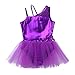 inhzoy Maillot de Ballet Charol para Niña Vestido Tutú de Danza Clásica...