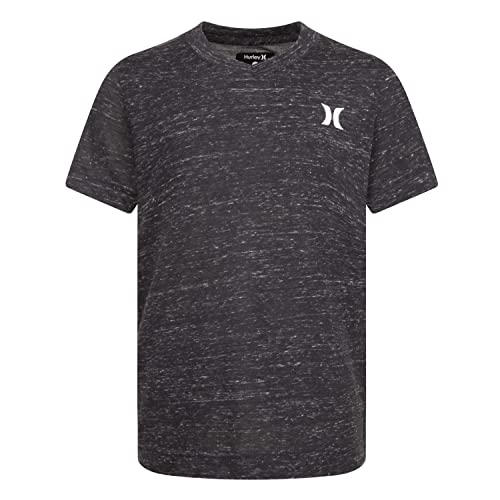 T-shirt en coton Hurley doux couleur carbone 2T aux finitions soignées pour garçon