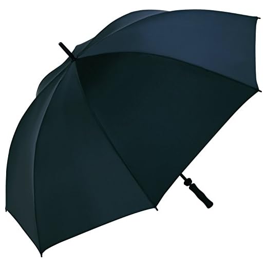 Fare - Parapluie golf 130 cm - fibre de verre - 2235 - coloris NOIR - WINDPROOF - grande taille