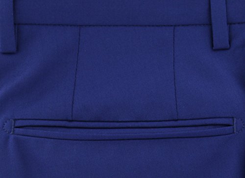 Incotex Blue Solid Pants - Slim3