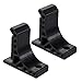 Abaodam 4pairs Bow Bracket Adhesive Mounting for Recurve Bows Wall-Mounted Holder for Easy Installation and Secure Storage