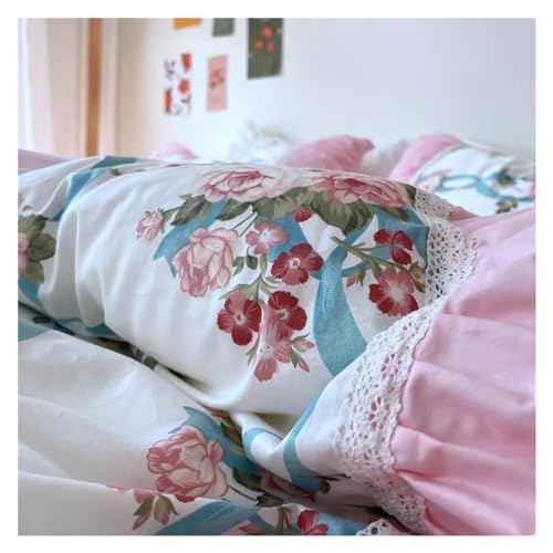 Housse de couette style shabby chic lit fille romantique