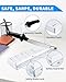 MAKEASY Paper Cutter 12 Inch, Guillotine Paper Cutter with 8 Sheet Capacity, Heavy Duty Paper Cutter for Cardstock, Paper Trimmer for Crafting, Classroom and Office, White