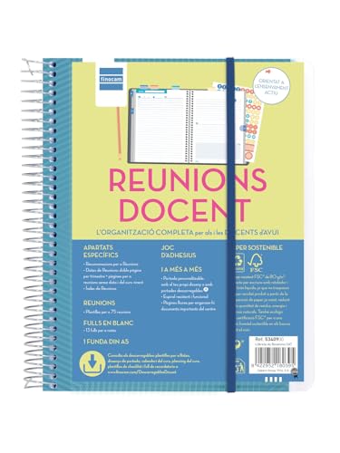 Teacher Meeting Book Catalán (Catalan), Blue, Mediano