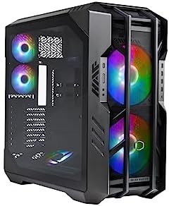 Cooler Master HAF 700 Obudowa PC Full Tower - 5 Preinstalowanych Wentylatorów, Obrotowy Wspornik Radiatora, Panel Boczny TG, Konstrukcja Beznarzędziowa, Zgodna z E-ATX - Kontroler ARGB w Zestawie