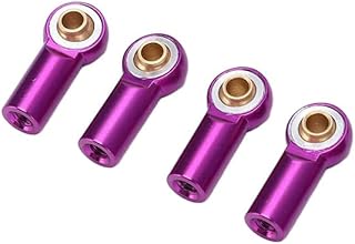 C31749PURPLE Alloy Machined M3 Size Short Ball Ends Type Tie Rod Ends, Ball Links