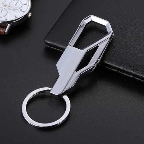 Image of THE MEN THING - Stylish Multicolor Stainless Steel Keychain for Men & Boys (Phantom Grip - Steel)