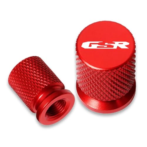 CNC-Ventileinsatzkappe Für Suzuki GSR750 GSR600 GSR400 Motorrad Rad Reifen Teile Ventilschaftkappen(Red)
