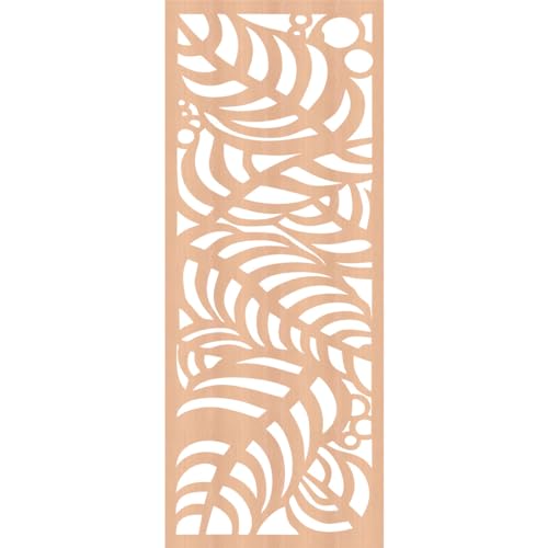 Image of 15 3 /8 inchW x 39 3 /8 inchH x 3 /8 inchT Mills Decorative Fretwork Wood Wall Panels, Alder
