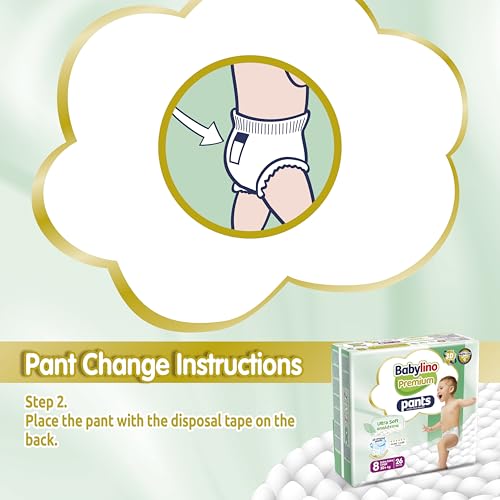 Babylino Premium Pants Größe 8 mit Ultra-Soft-Filter, XXL (20 + kg), 104 Stück