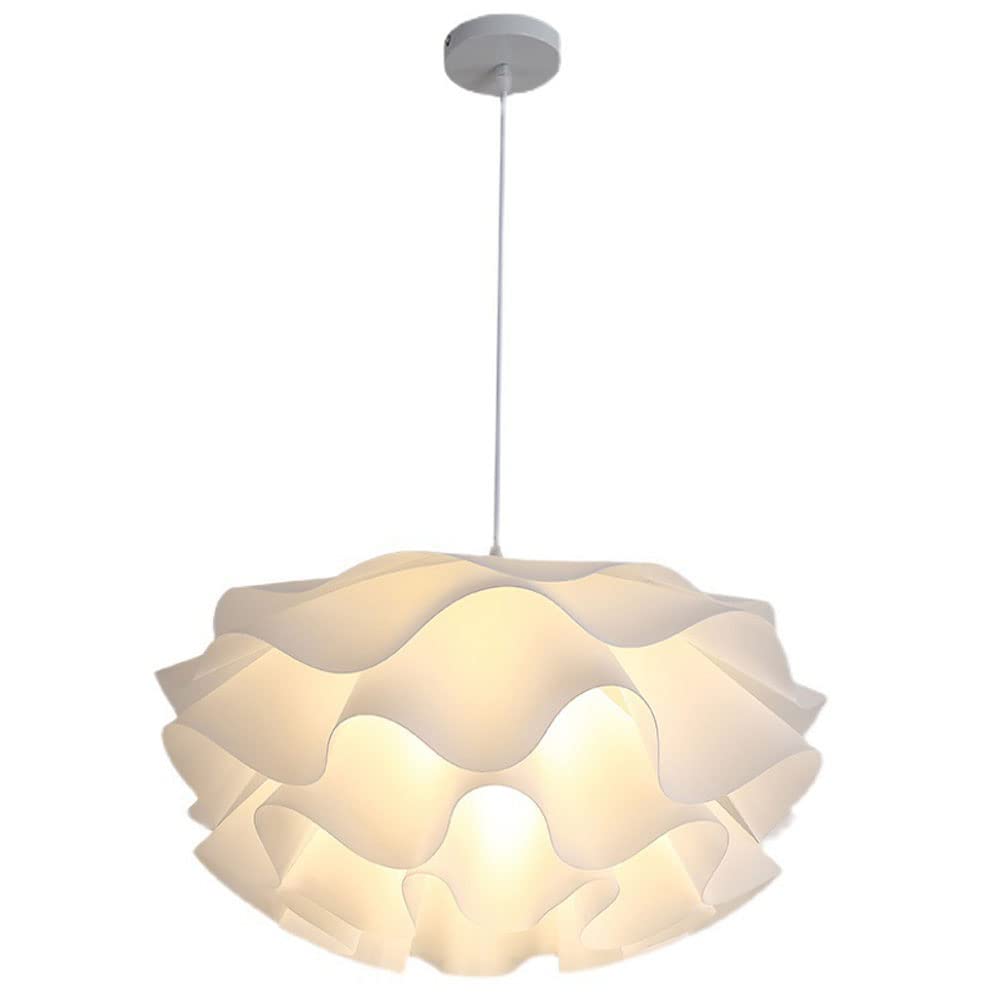 FYZDLAOR Modern Style Flowers Acrylic Pendant Light,Height Adjustable,for Living Room Bedroom Cafe Teahouse Bar Dining Room Club（with E27 Bulb）