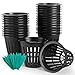 SYOURSELF Net Pots for Hydroponics 2 Inch, 12 Pack Garden Slotted Mesh ...